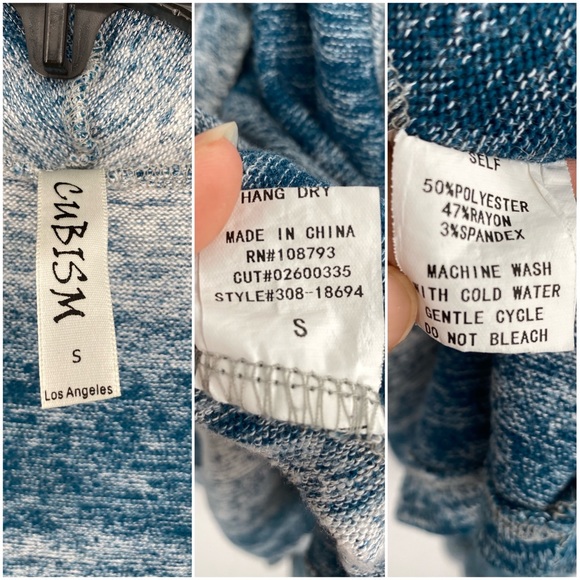 6 Piece Bundle Sweaters Cardigans Open Front All Size Small Variety of Colors - Picture 3 of 13